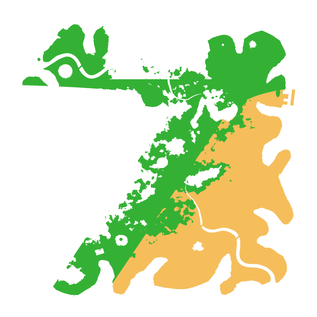 Biome Rust Map: Procedural Map, Size: 4000, Seed: 540393079