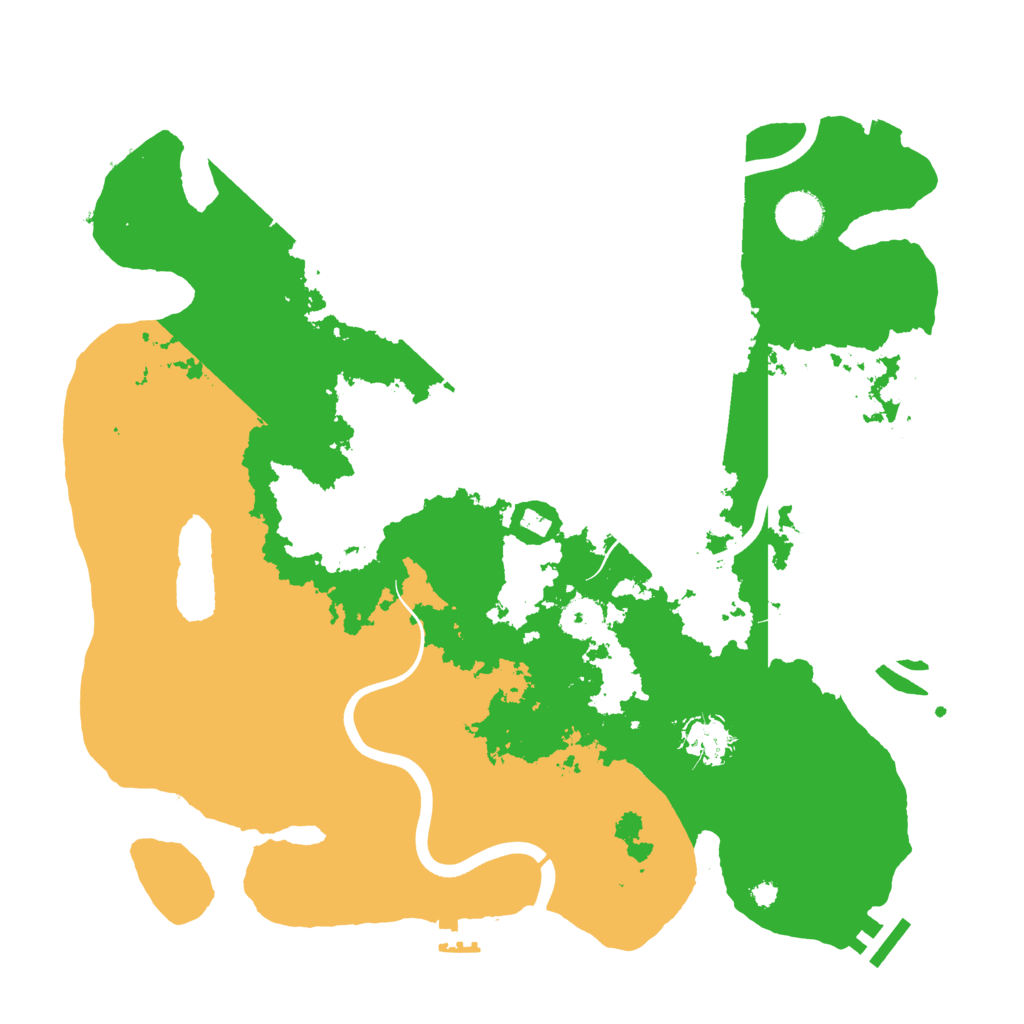 Biome Rust Map: Procedural Map, Size: 3750, Seed: 115358