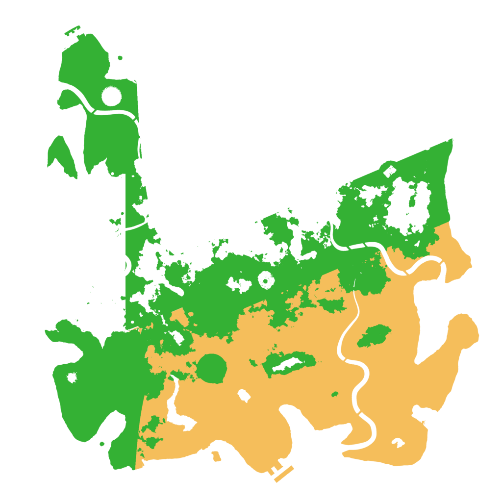 Biome Rust Map: Procedural Map, Size: 4500, Seed: 1839396804