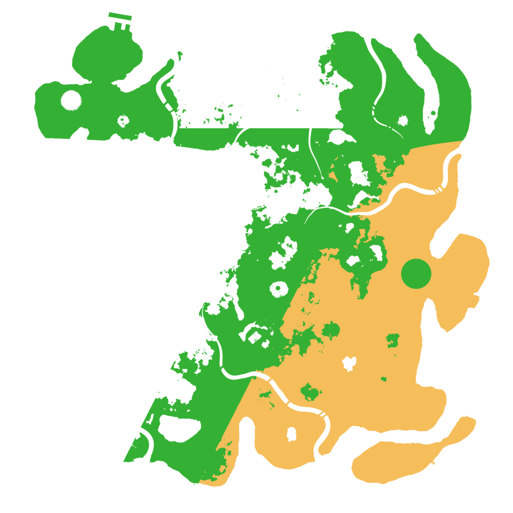 Biome Rust Map: Procedural Map, Size: 4500, Seed: 335488555