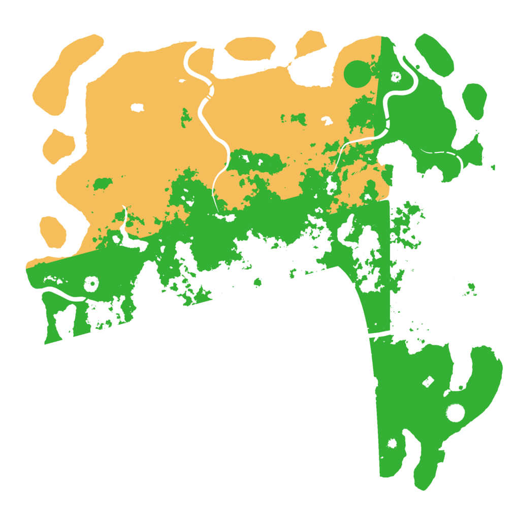 Biome Rust Map: Procedural Map, Size: 5000, Seed: 640397749