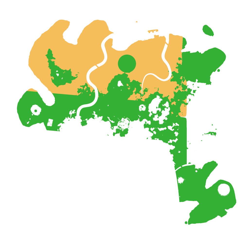 Biome Rust Map: Procedural Map, Size: 3650, Seed: 6456
