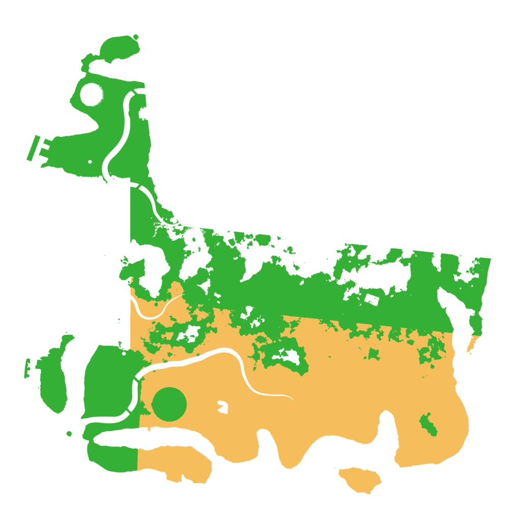 Biome Rust Map: Procedural Map, Size: 4000, Seed: 1299359539
