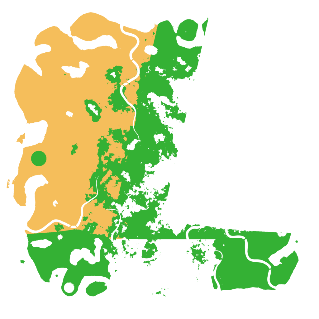 Biome Rust Map: Procedural Map, Size: 5500, Seed: 165219963