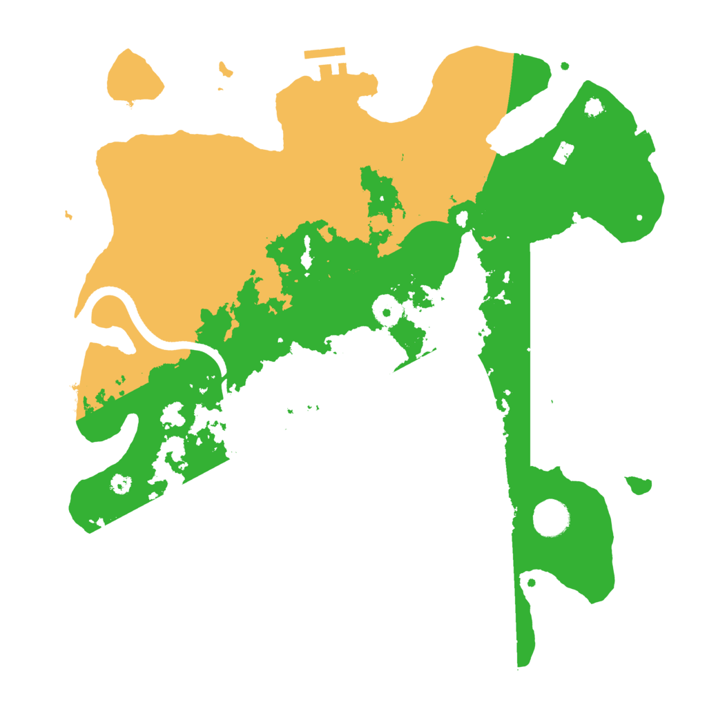 Biome Rust Map: Procedural Map, Size: 3500, Seed: 1006473488