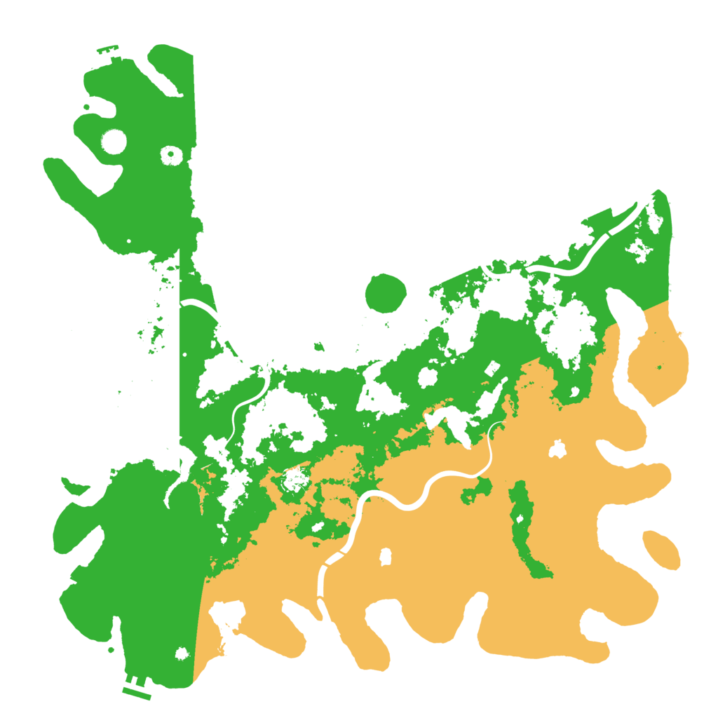 Biome Rust Map: Procedural Map, Size: 5000, Seed: 95456156
