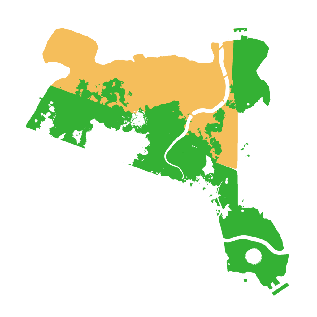 Biome Rust Map: Procedural Map, Size: 3500, Seed: 1780338836