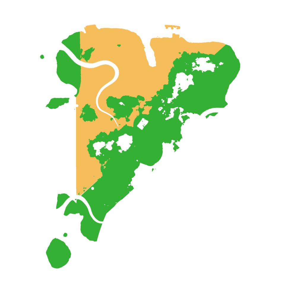 Biome Rust Map: Procedural Map, Size: 3000, Seed: 513043154