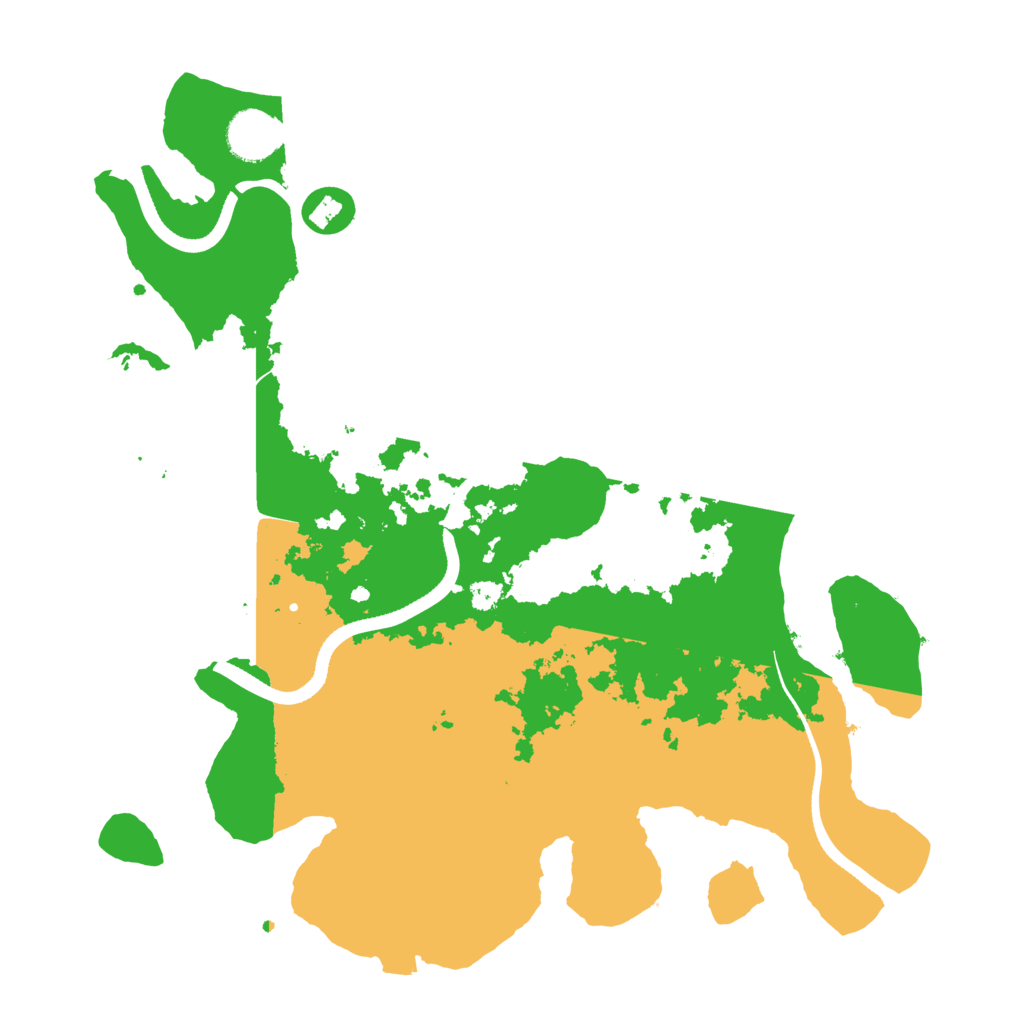 Biome Rust Map: Procedural Map, Size: 3500, Seed: 516876063