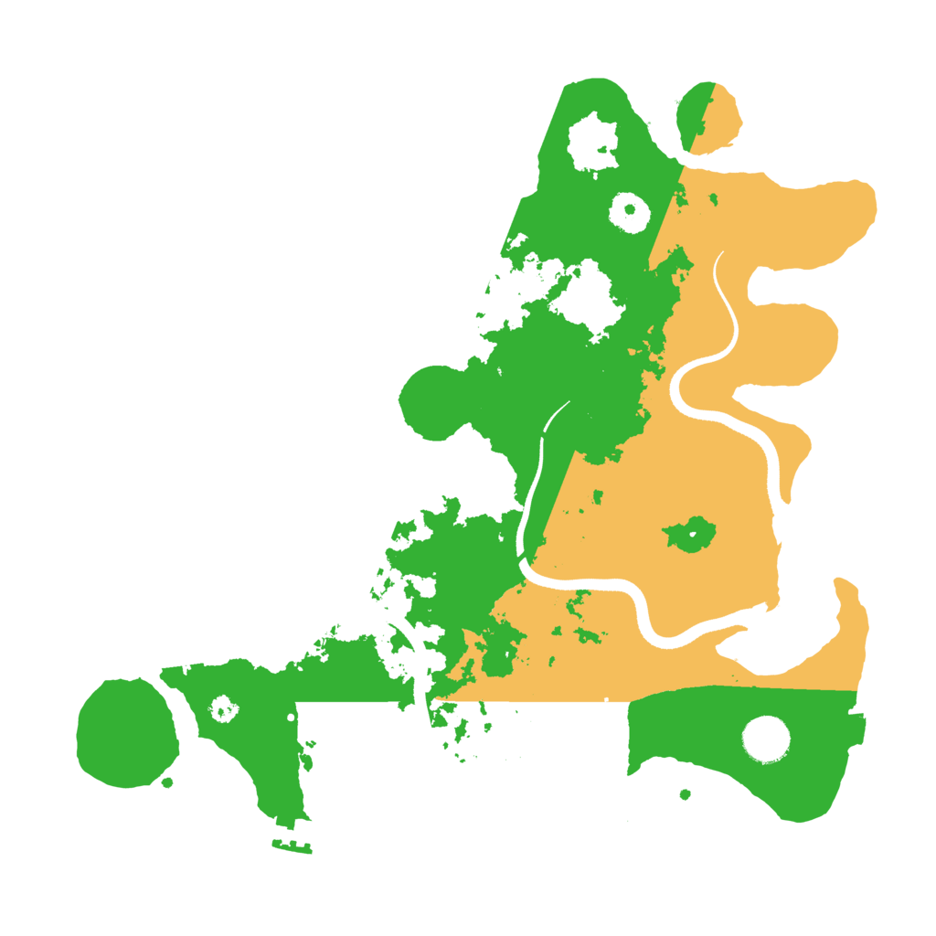 Biome Rust Map: Procedural Map, Size: 3500, Seed: 7450641