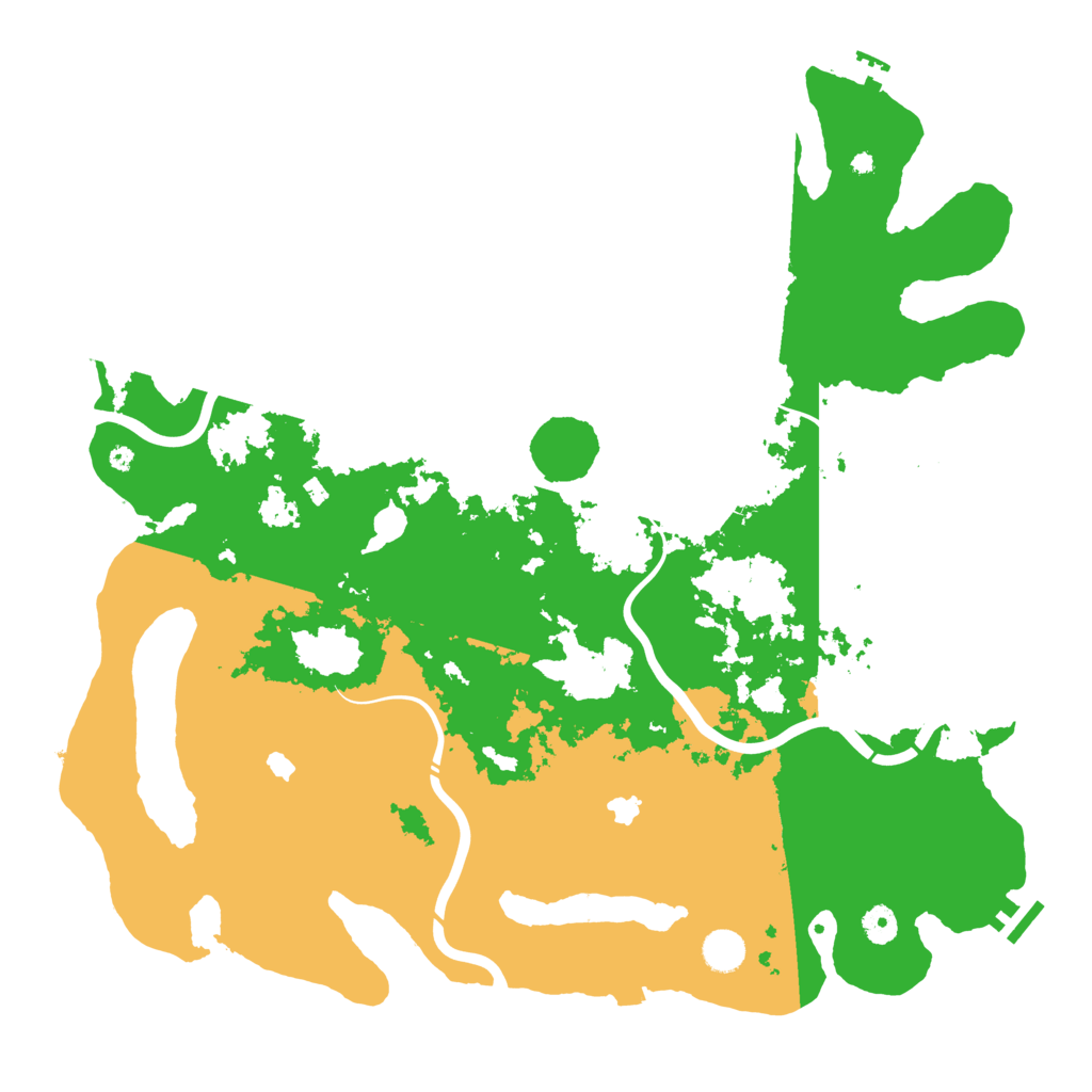 Biome Rust Map: Procedural Map, Size: 4500, Seed: 244