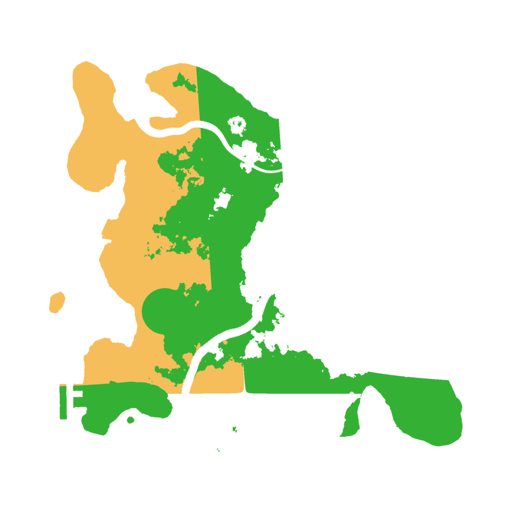 Biome Rust Map: Procedural Map, Size: 3000, Seed: 1209531922
