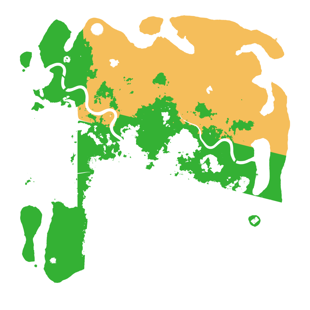 Biome Rust Map: Procedural Map, Size: 4500, Seed: 35318246