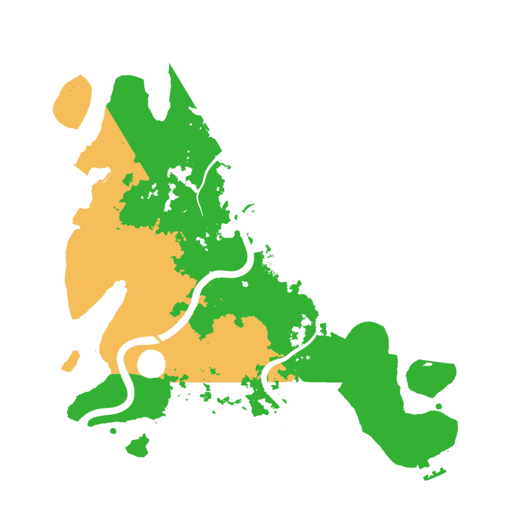 Biome Rust Map: Procedural Map, Size: 3300, Seed: 1360945754