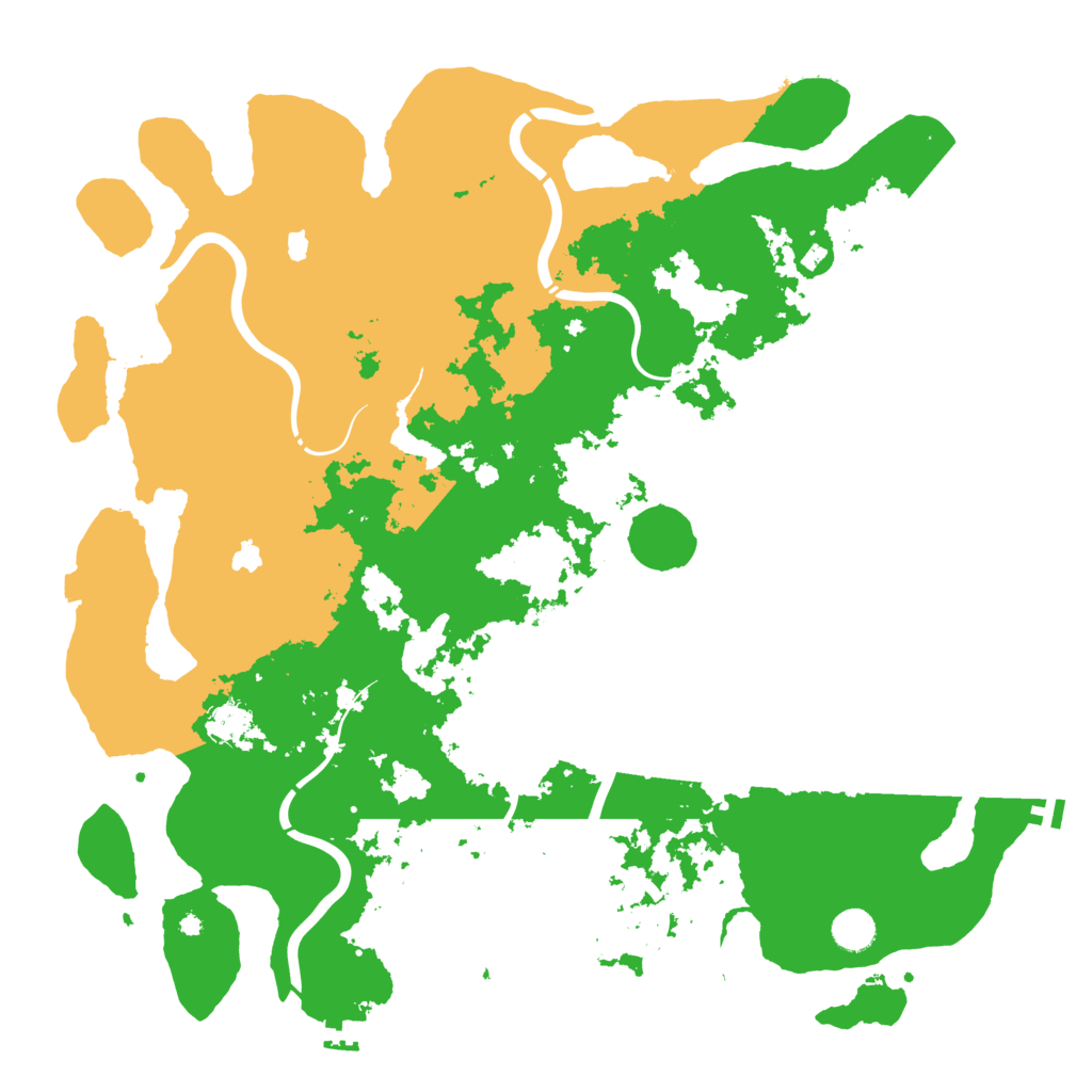 Biome Rust Map: Procedural Map, Size: 4500, Seed: 1889033454