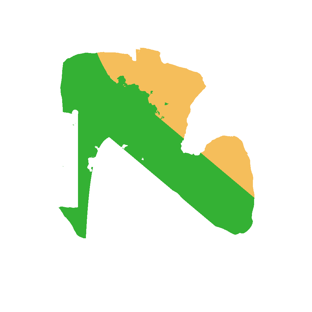 Biome Rust Map: Procedural Map, Size: 1500, Seed: 56498