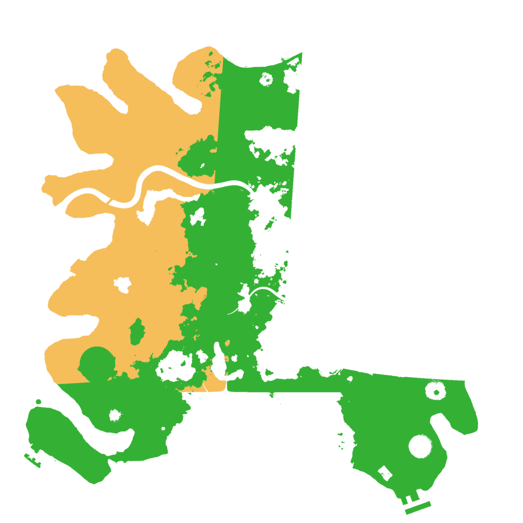 Biome Rust Map: Procedural Map, Size: 4000, Seed: 409228285