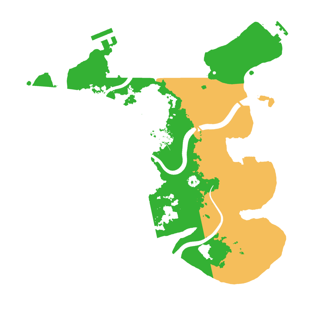 Biome Rust Map: Procedural Map, Size: 2800, Seed: 344366740