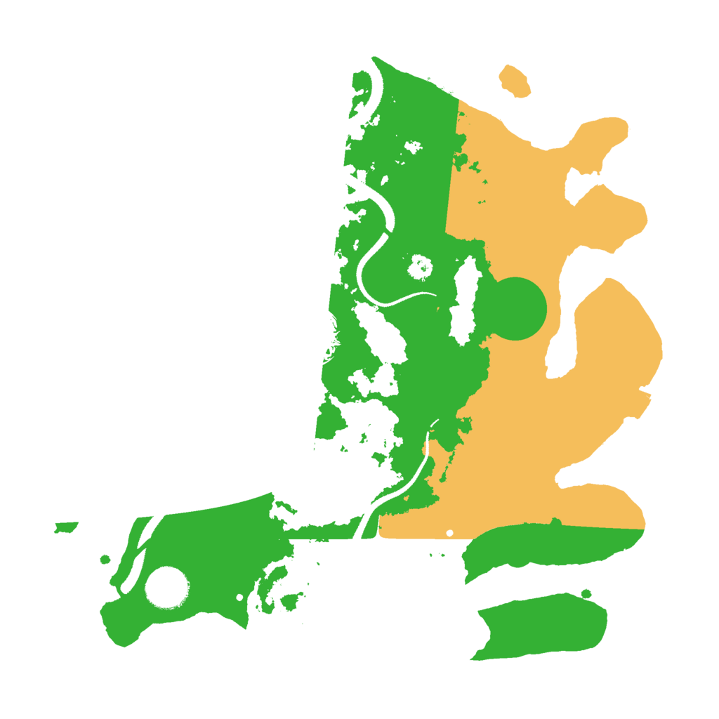 Biome Rust Map: Procedural Map, Size: 3000, Seed: 9083