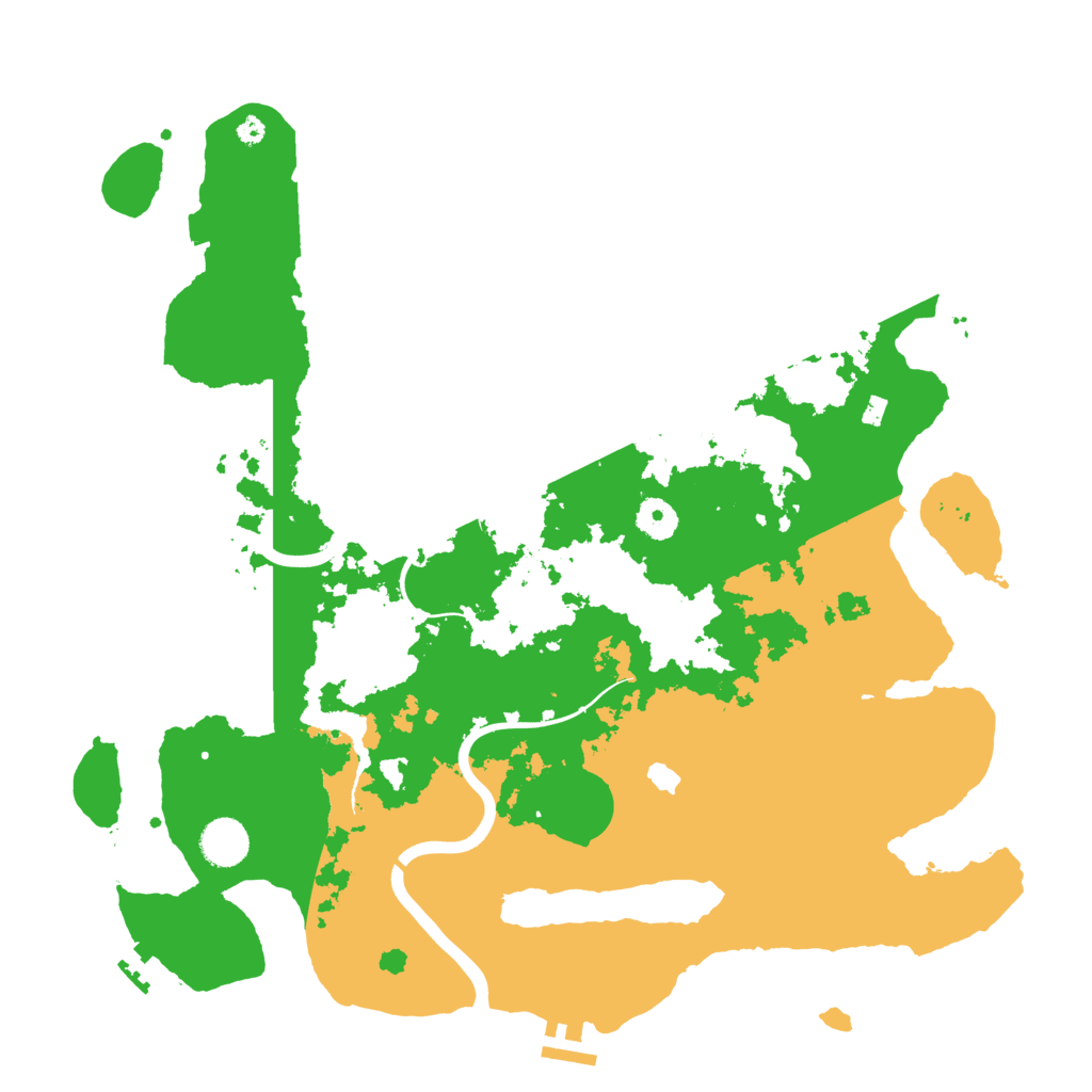 Biome Rust Map: Procedural Map, Size: 4000, Seed: 32489585