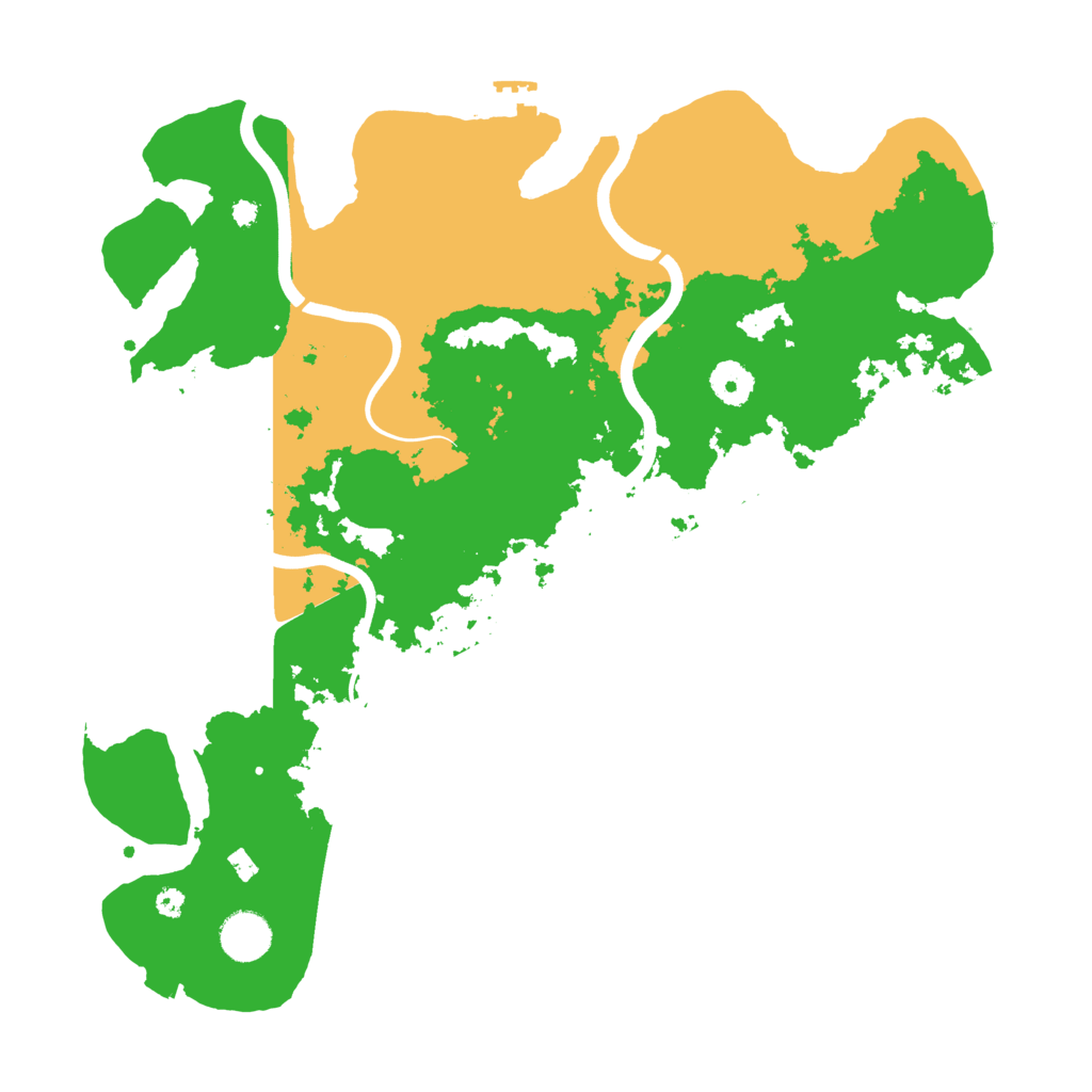 Biome Rust Map: Procedural Map, Size: 3800, Seed: 293655000