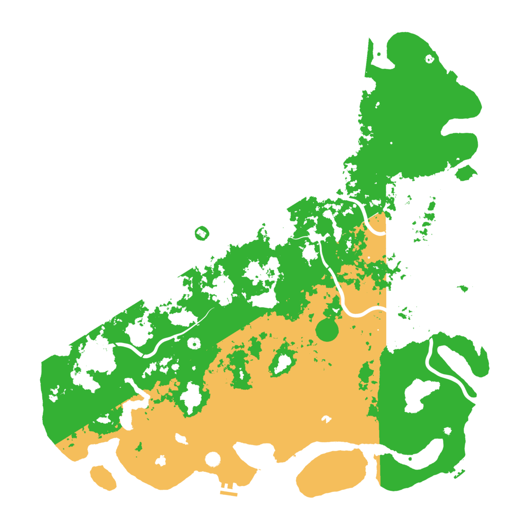 Biome Rust Map: Procedural Map, Size: 6000, Seed: 1711388423
