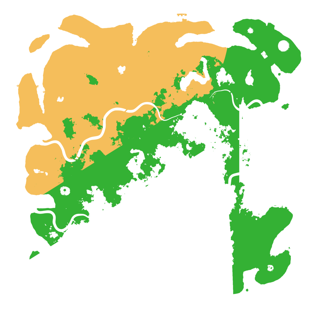 Biome Rust Map: Procedural Map, Size: 5000, Seed: 34201539