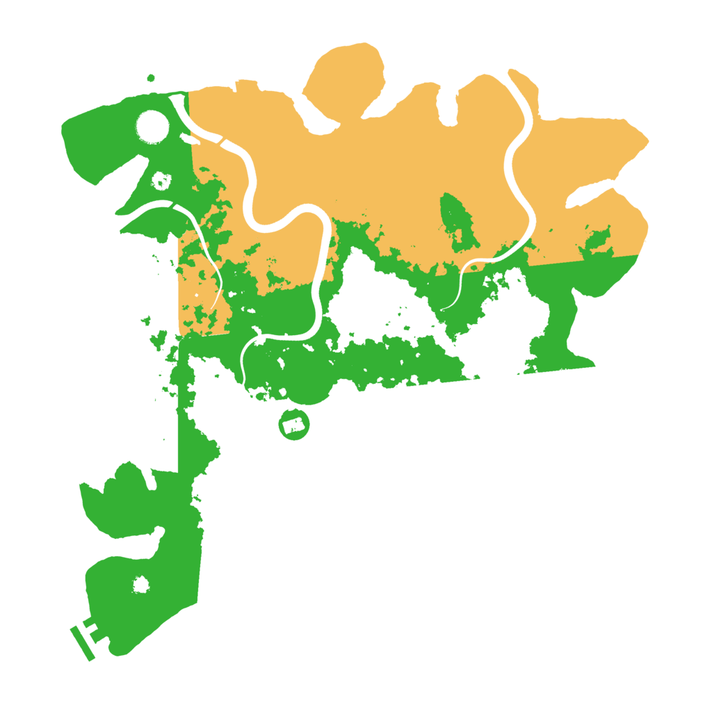 Biome Rust Map: Procedural Map, Size: 3800, Seed: 1758866404
