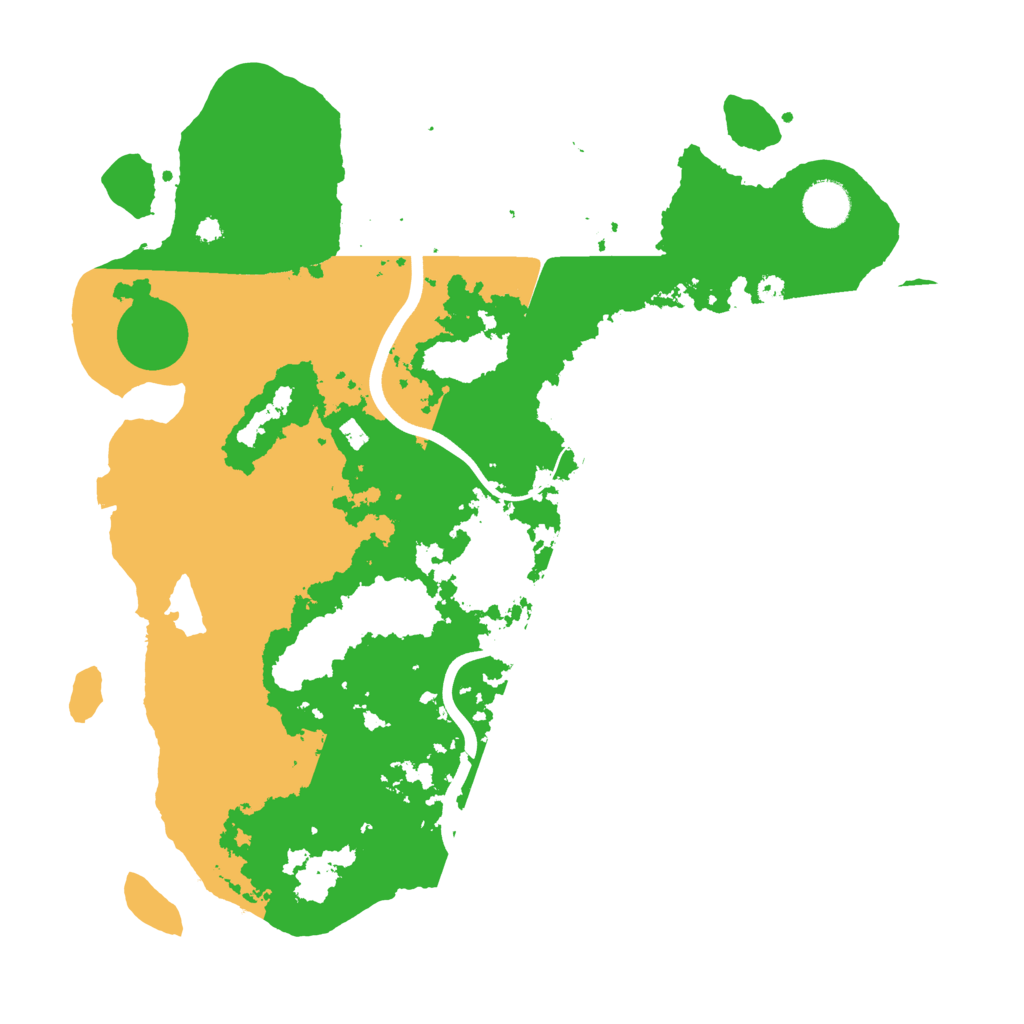 Biome Rust Map: Procedural Map, Size: 3800, Seed: 1758866403