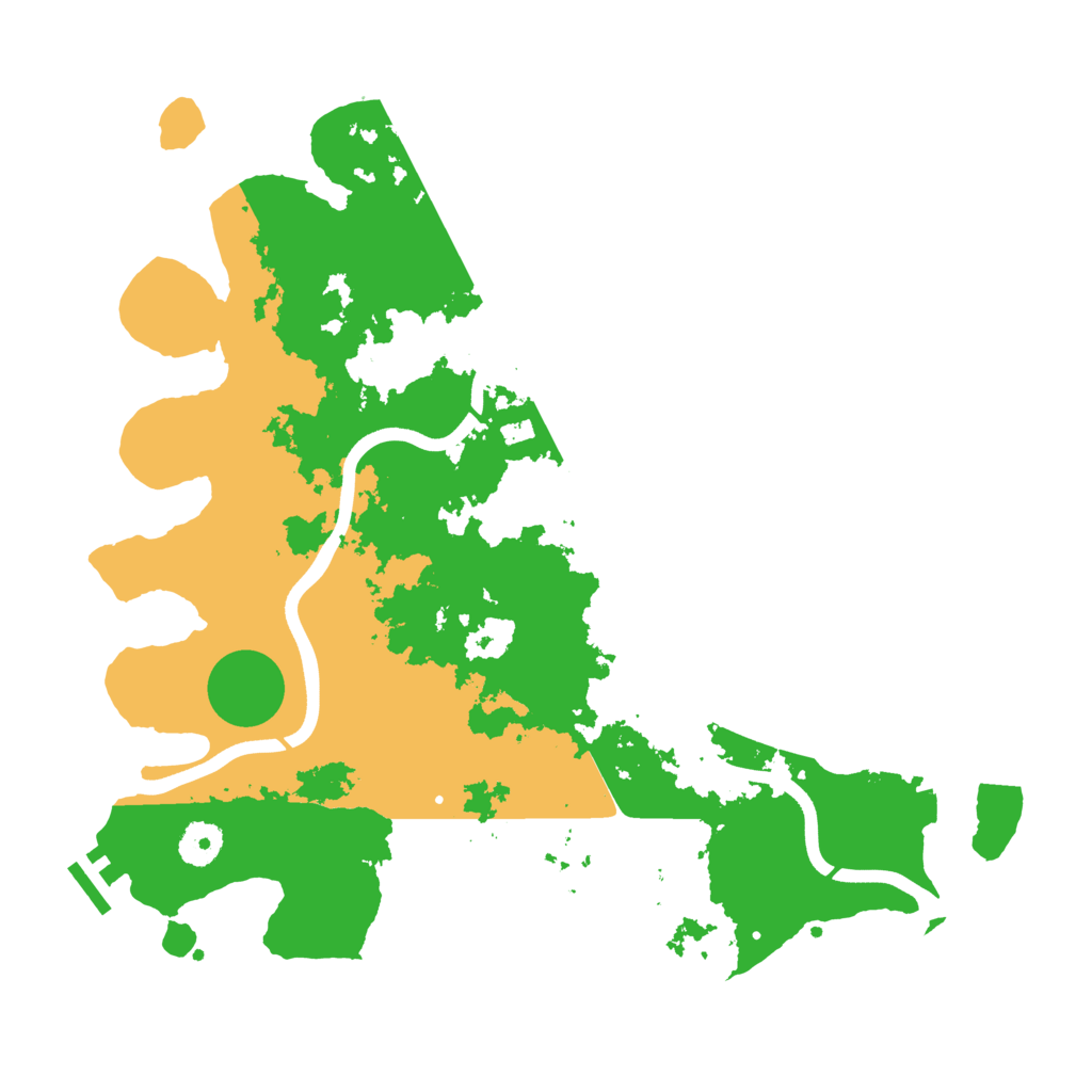 Biome Rust Map: Procedural Map, Size: 3750, Seed: 517013649