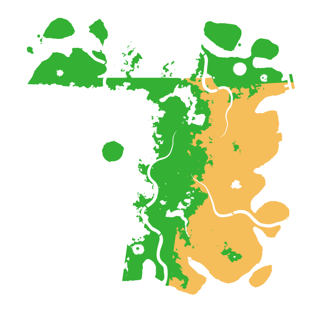 Biome Rust Map: Procedural Map, Size: 4200, Seed: 129187414