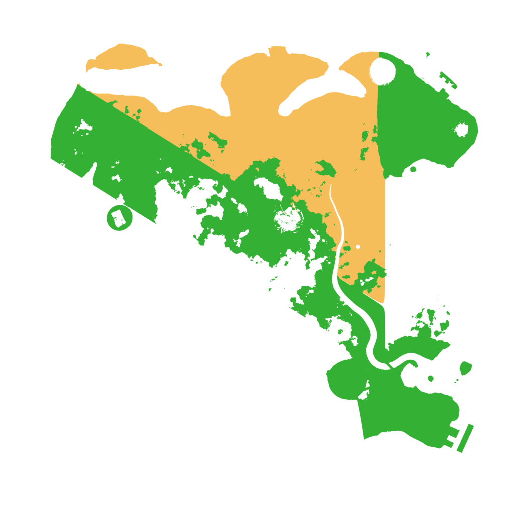 Biome Rust Map: Procedural Map, Size: 3500, Seed: 1109373482