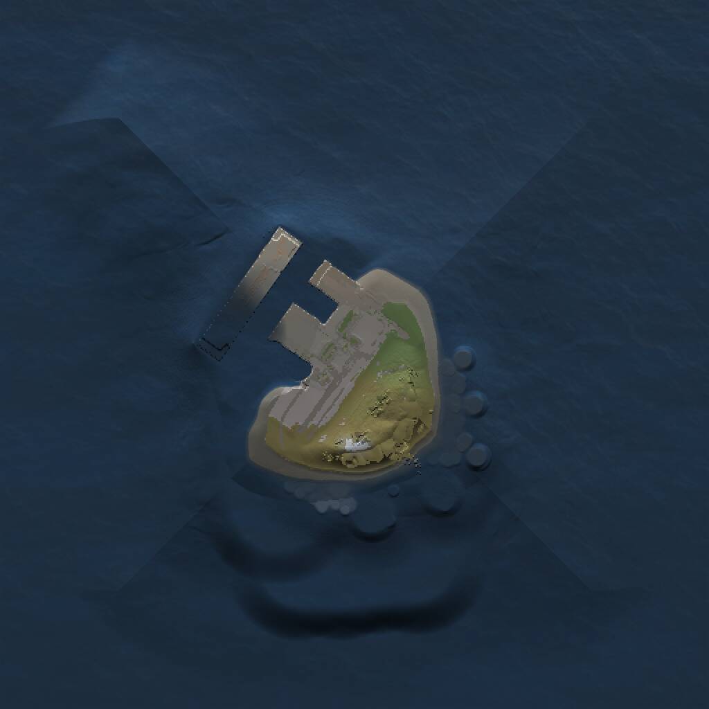 Rust Map: Procedural Map, Size: 1000, Seed: 275843134, 2 Monuments