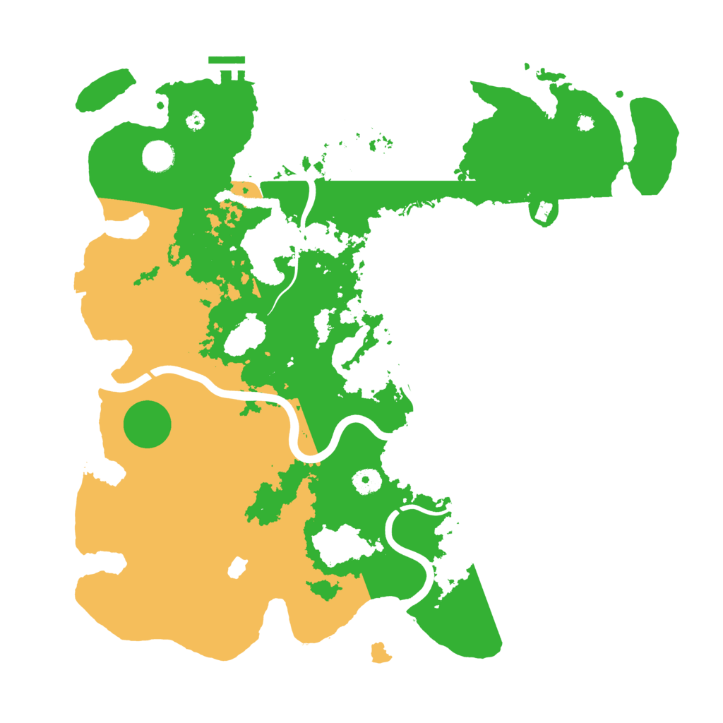 Biome Rust Map: Procedural Map, Size: 4000, Seed: 98498