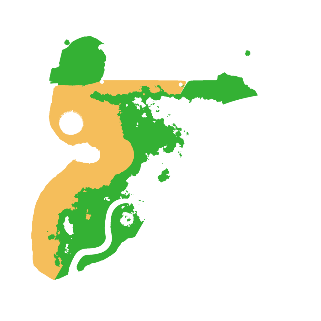 Biome Rust Map: Procedural Map, Size: 2400, Seed: 1803781165