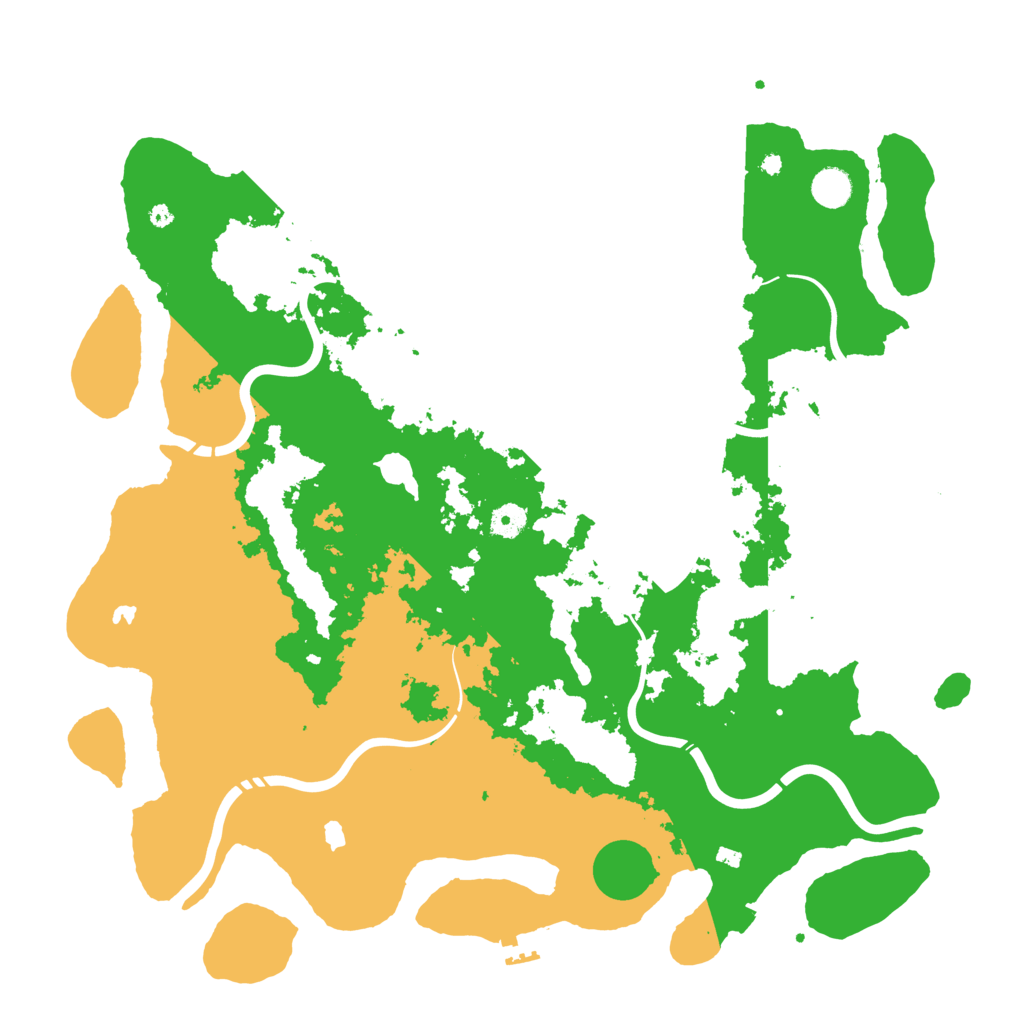 Biome Rust Map: Procedural Map, Size: 4500, Seed: 99786429