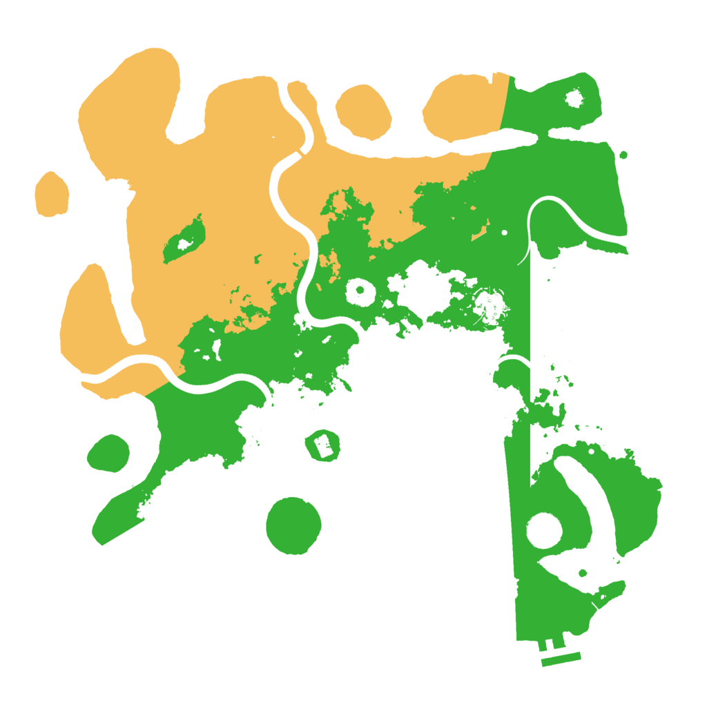 Biome Rust Map: Procedural Map, Size: 3600, Seed: 267