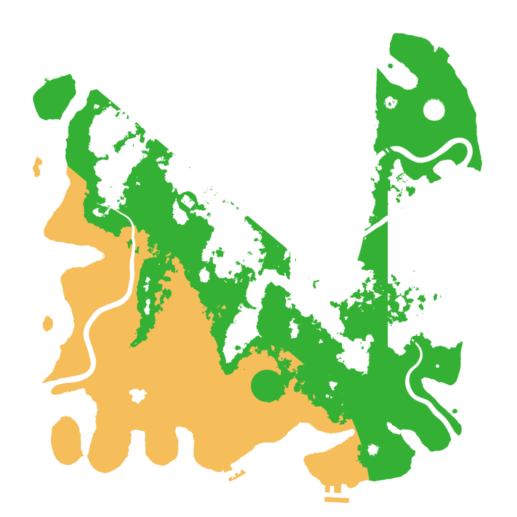 Biome Rust Map: Procedural Map, Size: 4250, Seed: 3809