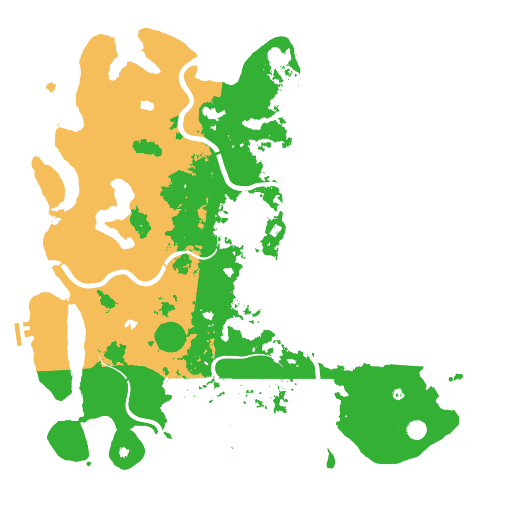 Biome Rust Map: Procedural Map, Size: 4500, Seed: 2457