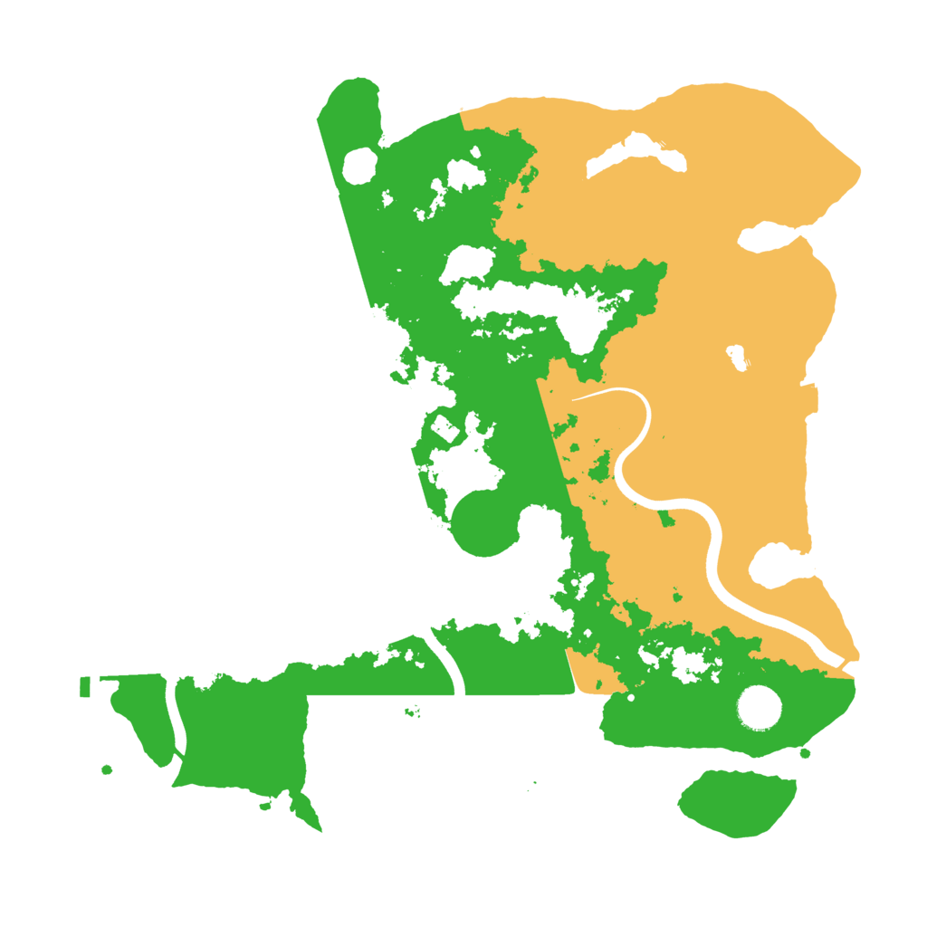 Biome Rust Map: Procedural Map, Size: 3675, Seed: 3498
