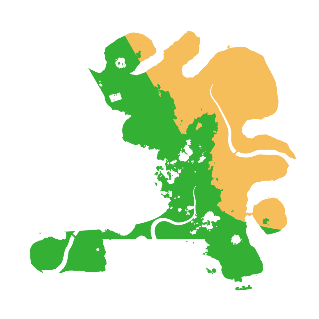 Biome Rust Map: Procedural Map, Size: 3000, Seed: 1124854330