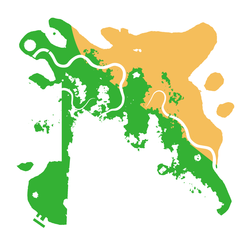 Biome Rust Map: Procedural Map, Size: 3750, Seed: 440252720