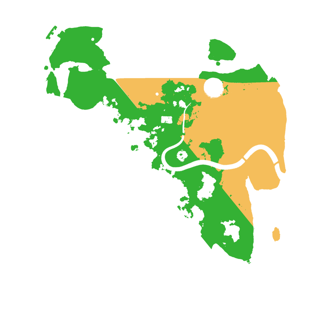 Biome Rust Map: Procedural Map, Size: 3000, Seed: 624906