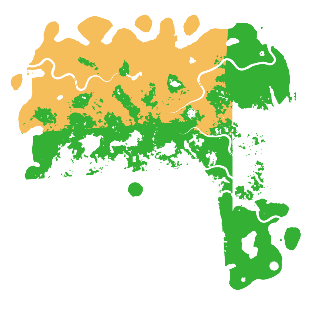 Biome Rust Map: Procedural Map, Size: 6000, Seed: 811061009