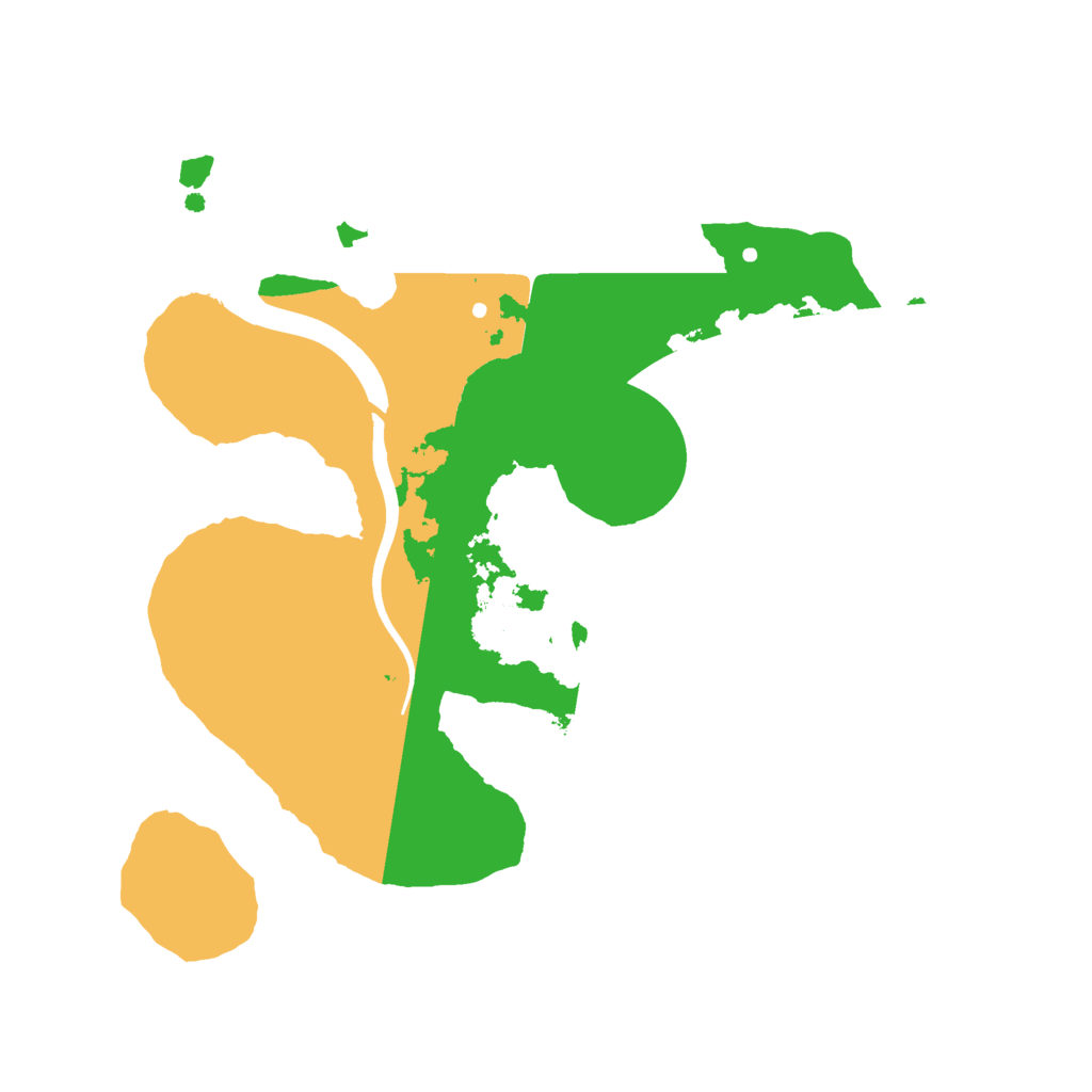 Biome Rust Map: Procedural Map, Size: 2200, Seed: 113