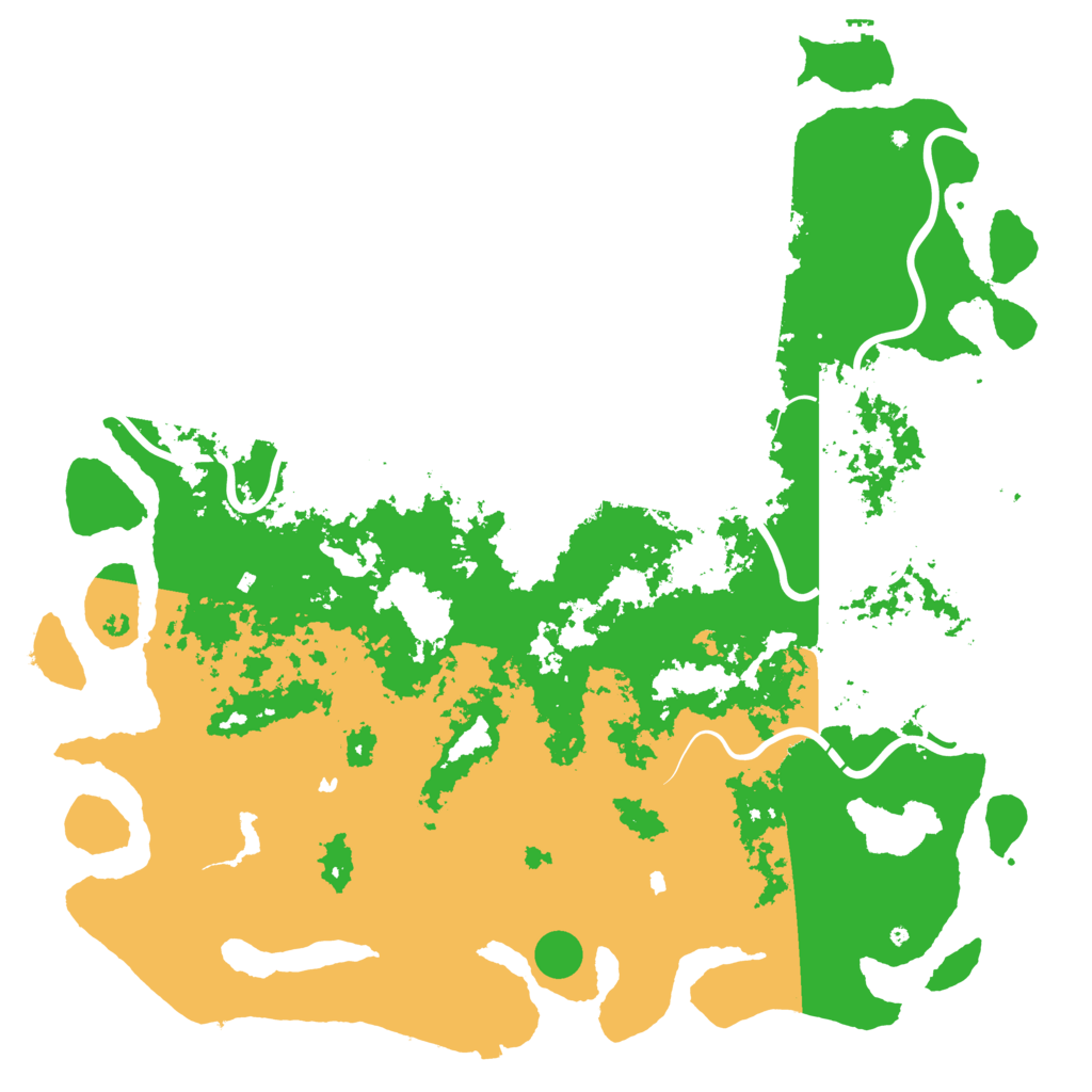 Biome Rust Map: Procedural Map, Size: 6000, Seed: 1925112221