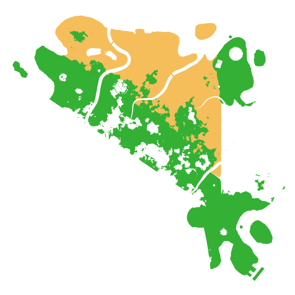 Biome Rust Map: Procedural Map, Size: 3850, Seed: 159658712