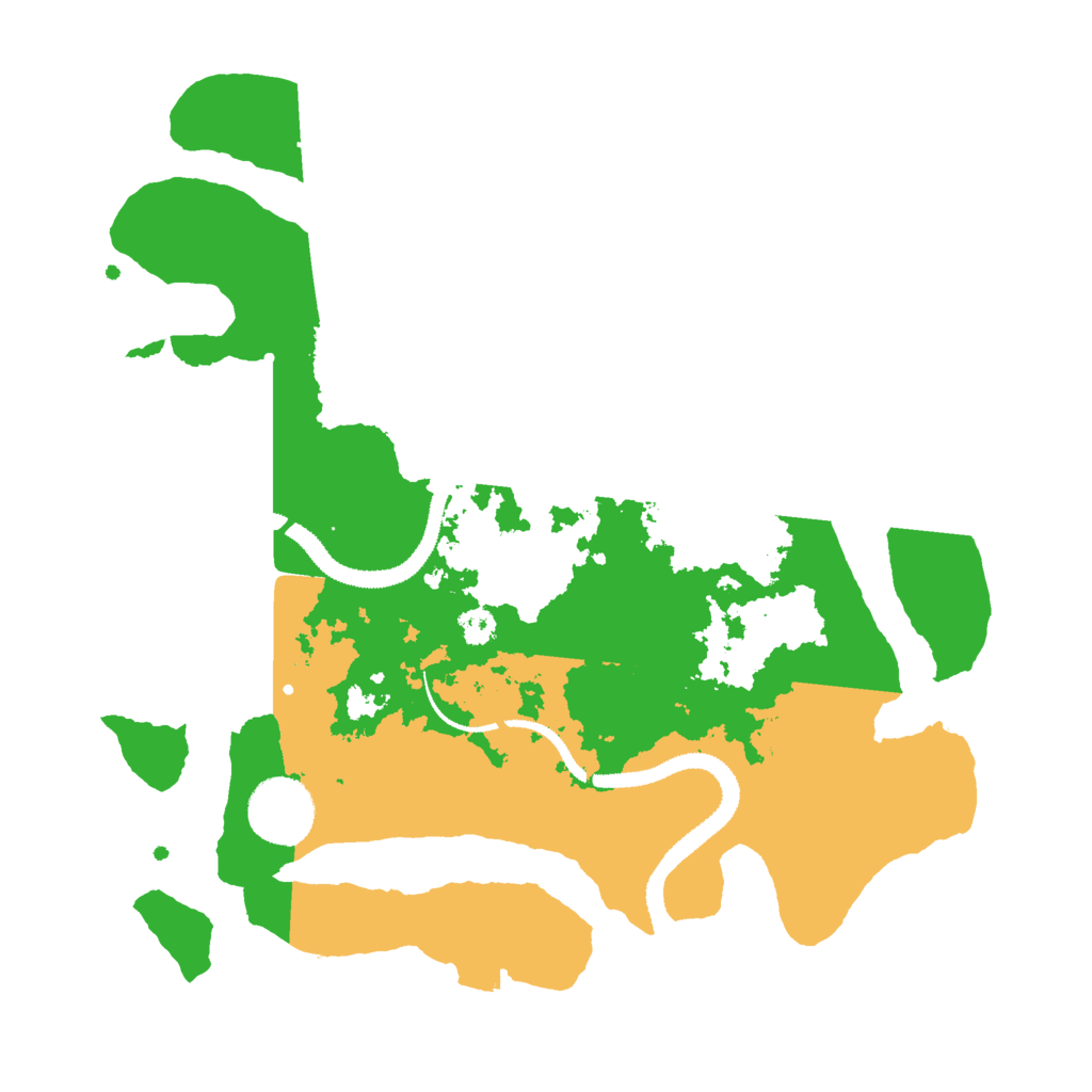Biome Rust Map: Procedural Map, Size: 3000, Seed: 1299359539