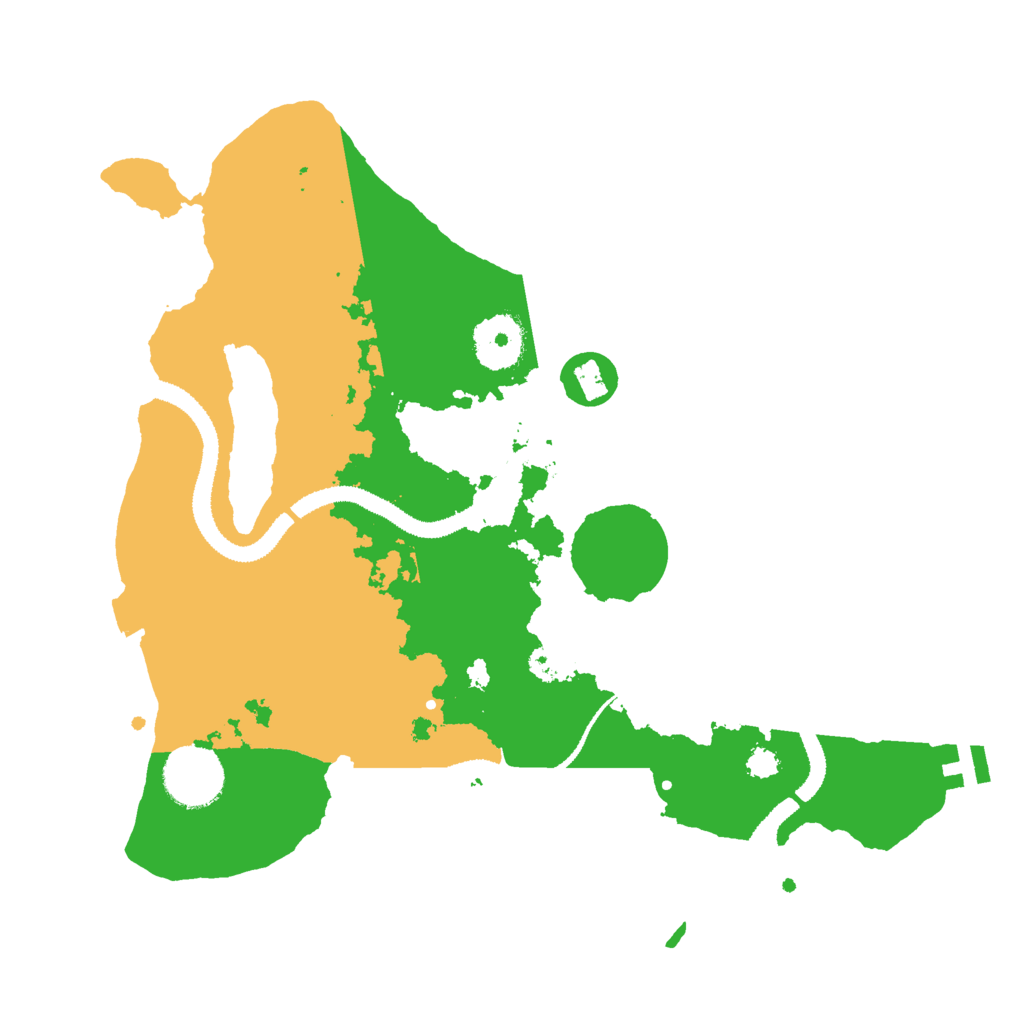 Biome Rust Map: Procedural Map, Size: 3000, Seed: 28893