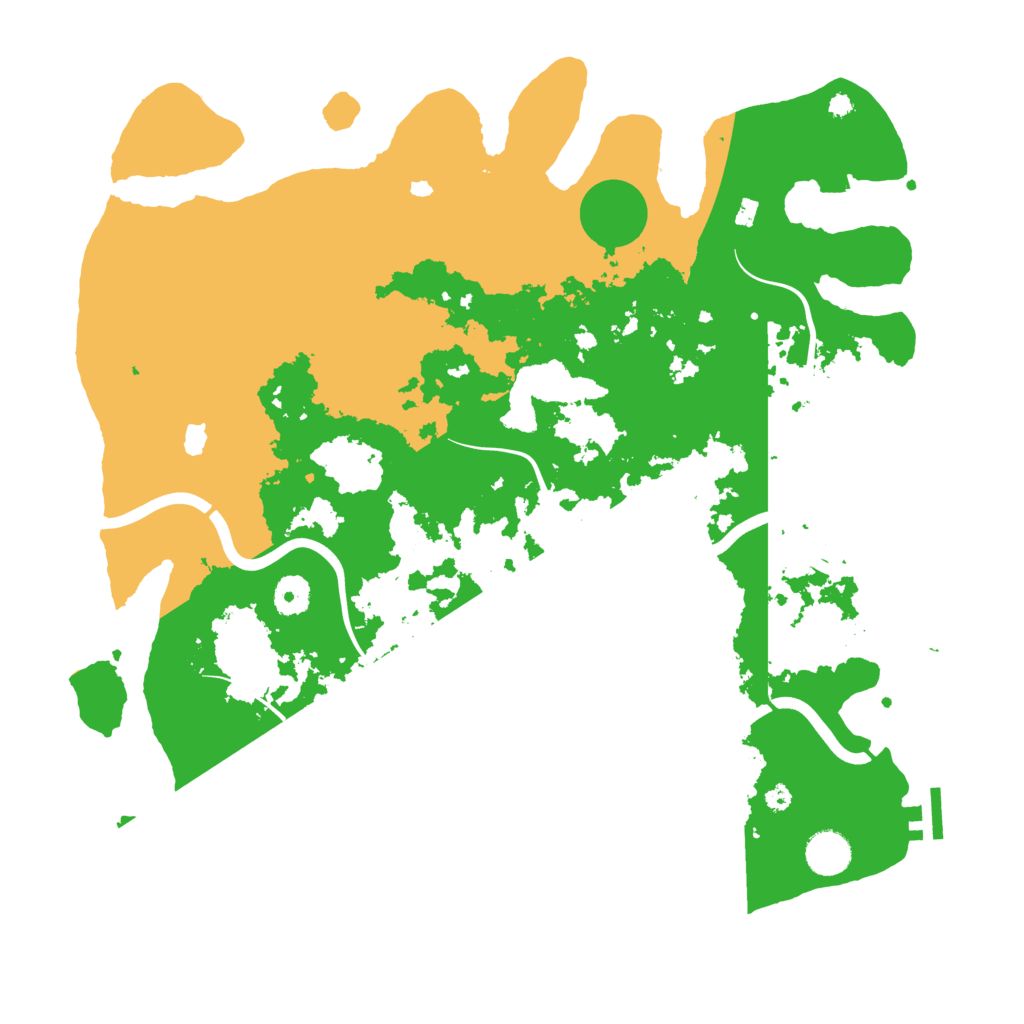 Biome Rust Map: Procedural Map, Size: 4000, Seed: 861860991
